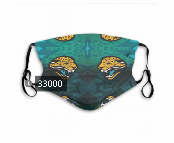 New 2021 NFL Jacksonville Jaguars 106 Dust mask with filter->nfl dust mask->Sports Accessory